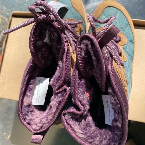 Merrell Women's Antora 3 Mid Waterproof Hiking Boots Forest size 8 - Picture 6 of 10